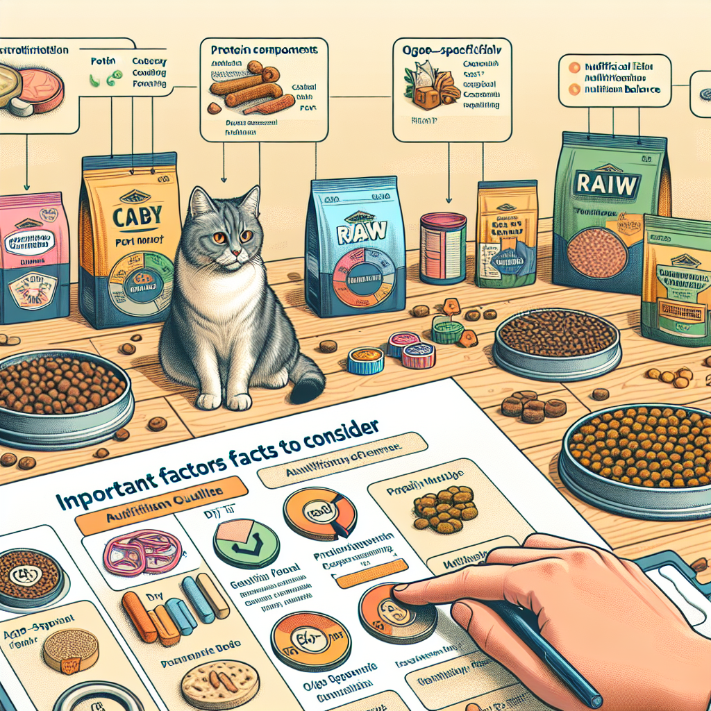 Kedi Maması Alırken Nelere Dikkat Etmeliyiz ? realistic style.