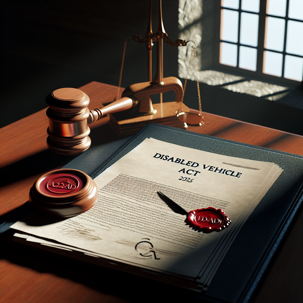 Engelli Araç Yasası Anayasa Mahkemesi Kararı 2025 realistic style