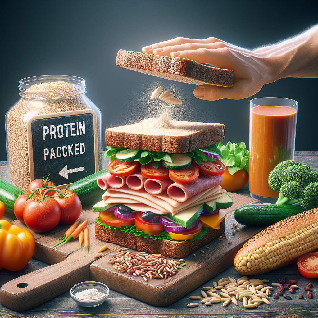 Doğru Sandviç Nasıl Olmalı ? Protein bombası bir tarif! realistic style.