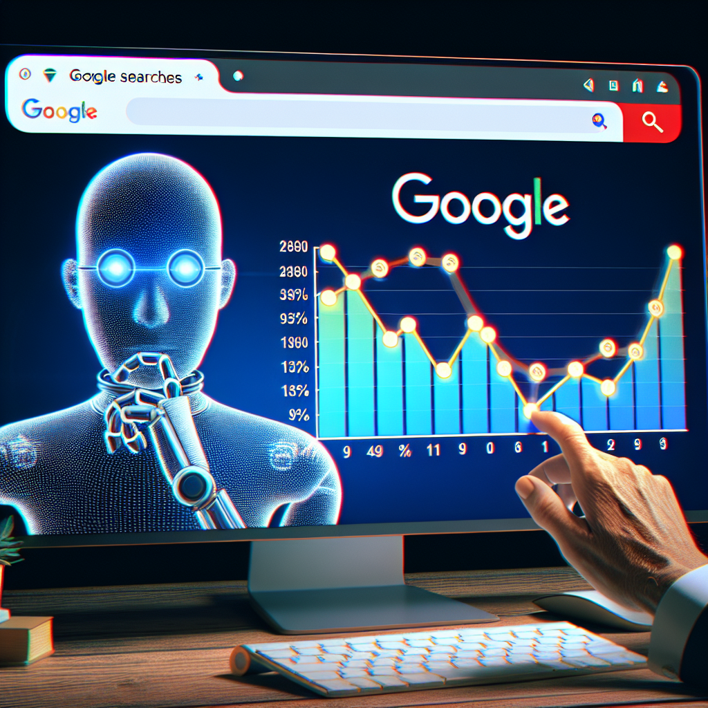 Google Aramaları Yapay Zeka Çıkışından Sonra Geriliyor.. realistic style.