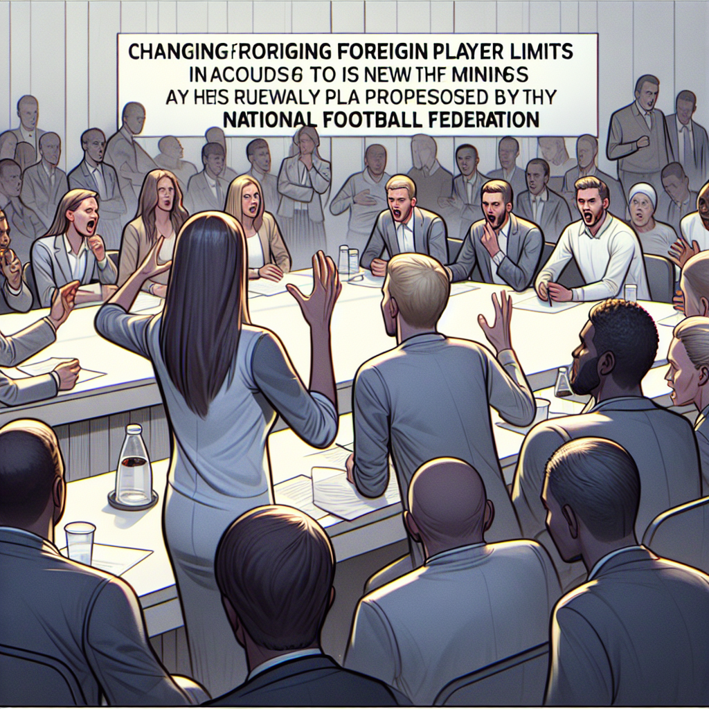 Futbolda Yabancı Sınırı Değişiyor, TFF'nin yeni planı tartışılıyor realistic style.