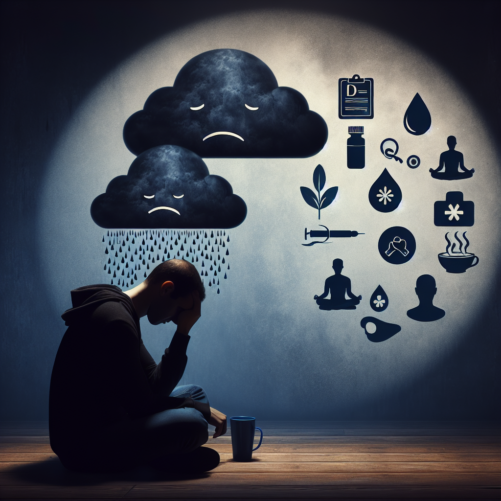 Depresyon aslında nedir ve nasıl geçer? realistic style