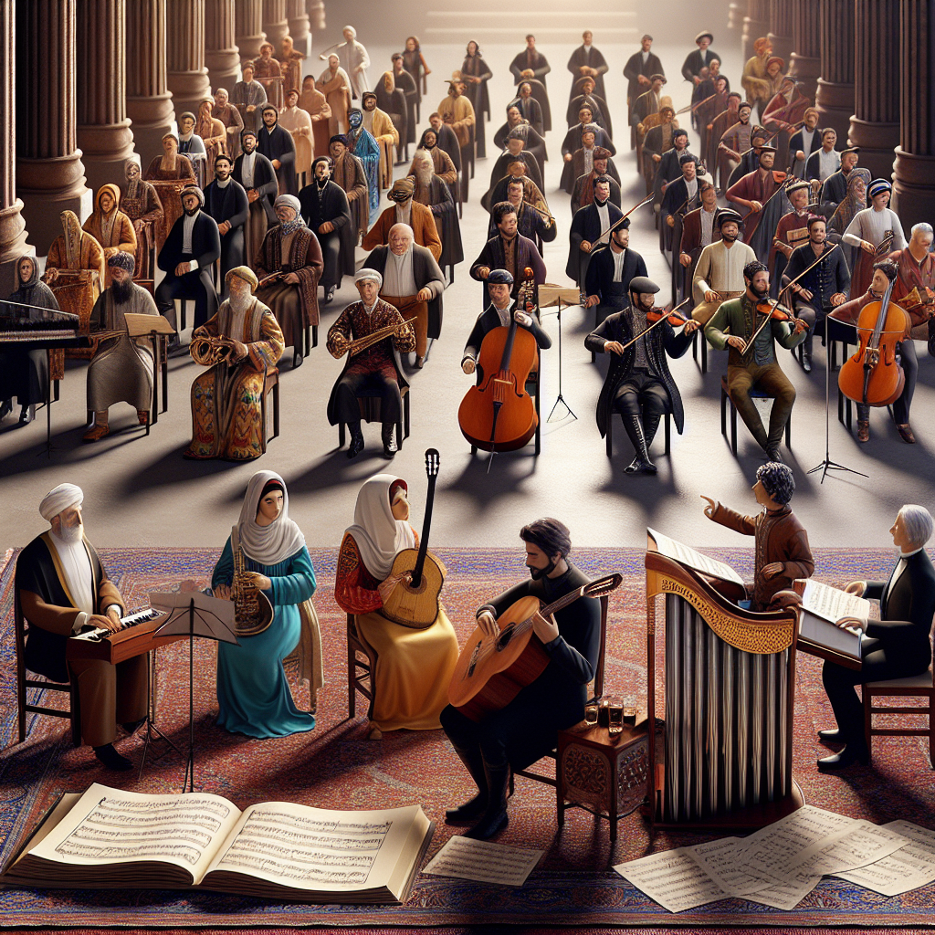 Geçmişten Günümüze Türk Sanat Müziği realistic style