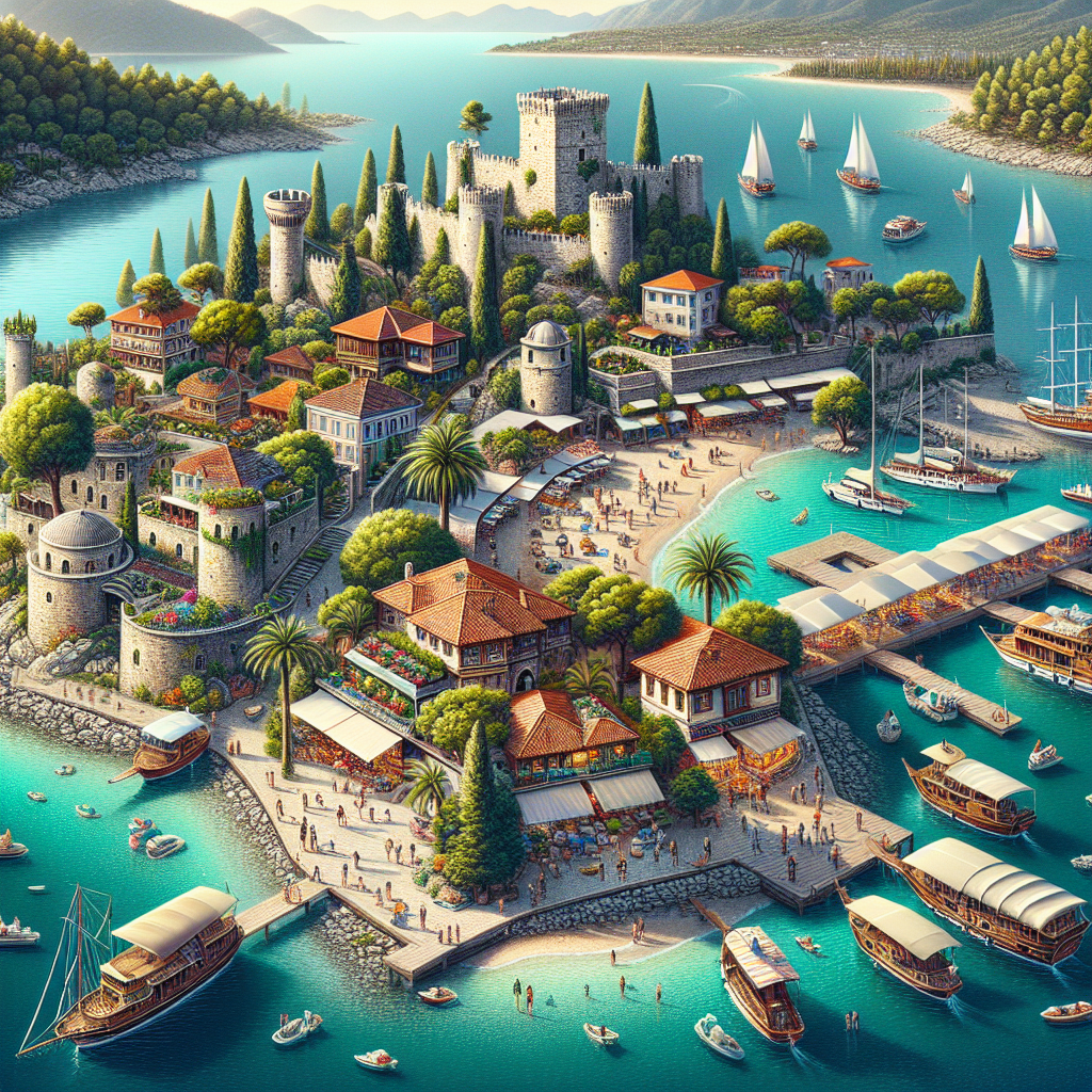 Marmarisin Gezilecek En Güzel 10 Yeri realistic style