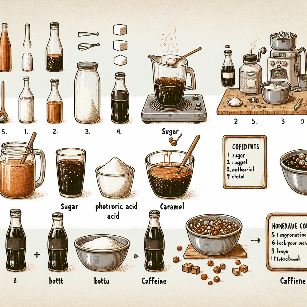 Evde kola nasıl yapılır ? Boykot ürünlerinin sayısı artarken, evde kolanızı kendiniz yapın realistic style