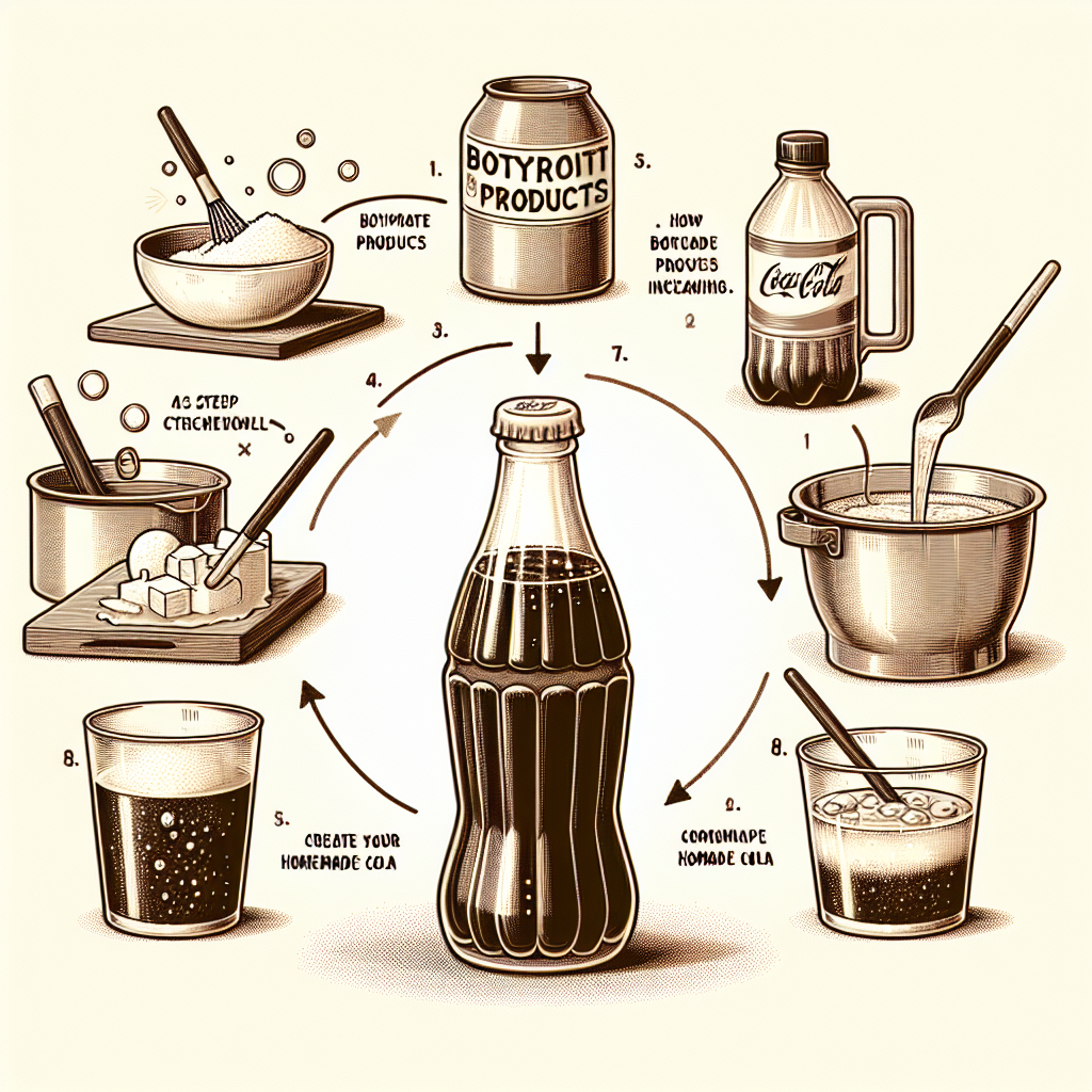 Evde kola nasıl yapılır ? Boykot ürünlerinin sayısı artarken, evde kolanızı kendiniz yapın realistic style