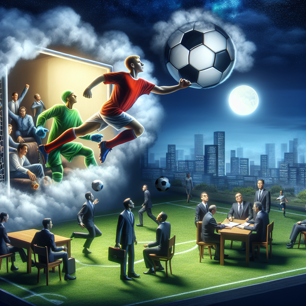 Rüyada Futbol Oynamak Ne anlama gelmektedir ? işte Detaylı olarak Rüyanın Açıklaması! realistic style