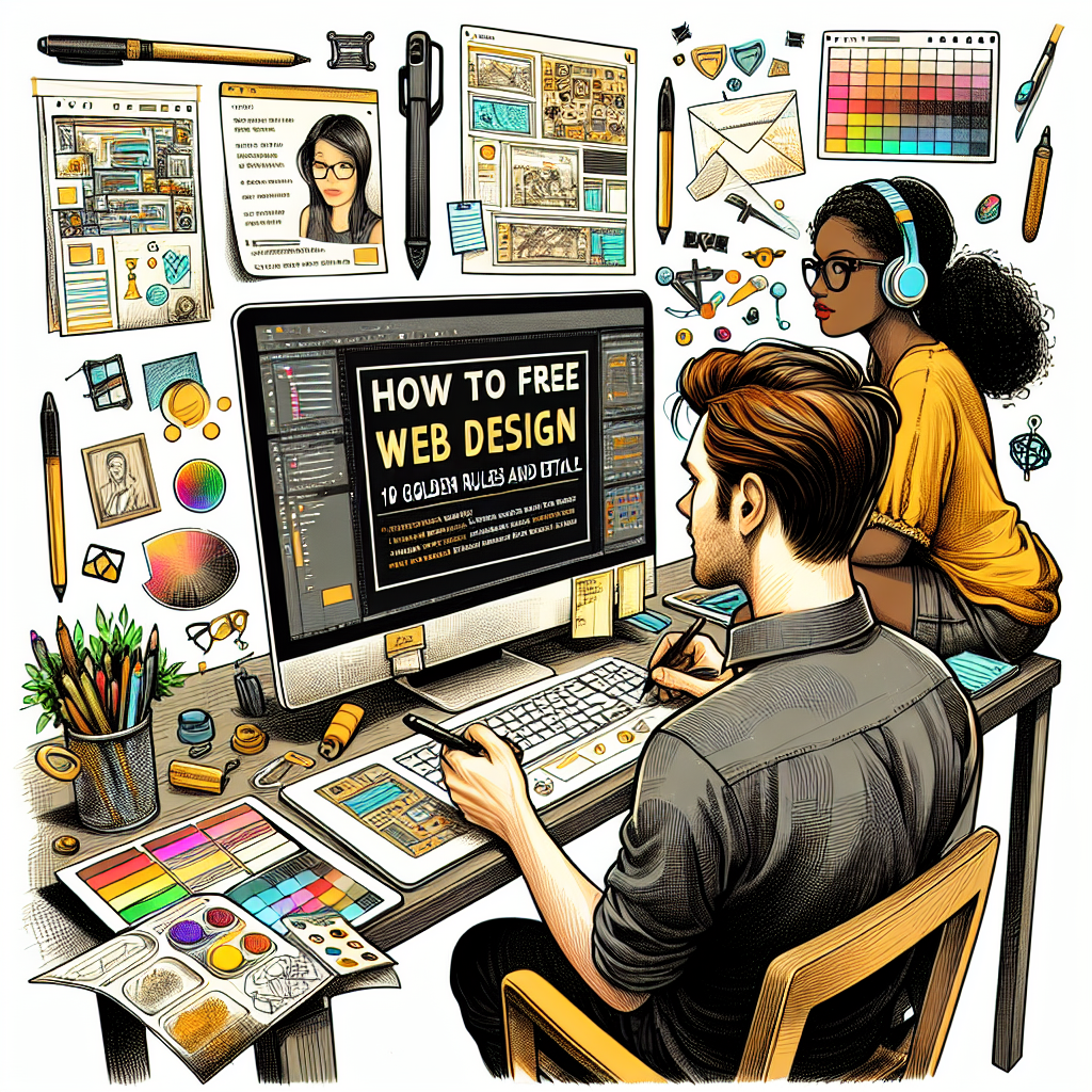 Ücretsiz Web Tasarımı Nasıl Yapılır ? 10 Altın Kural ve Detaylar realistic style