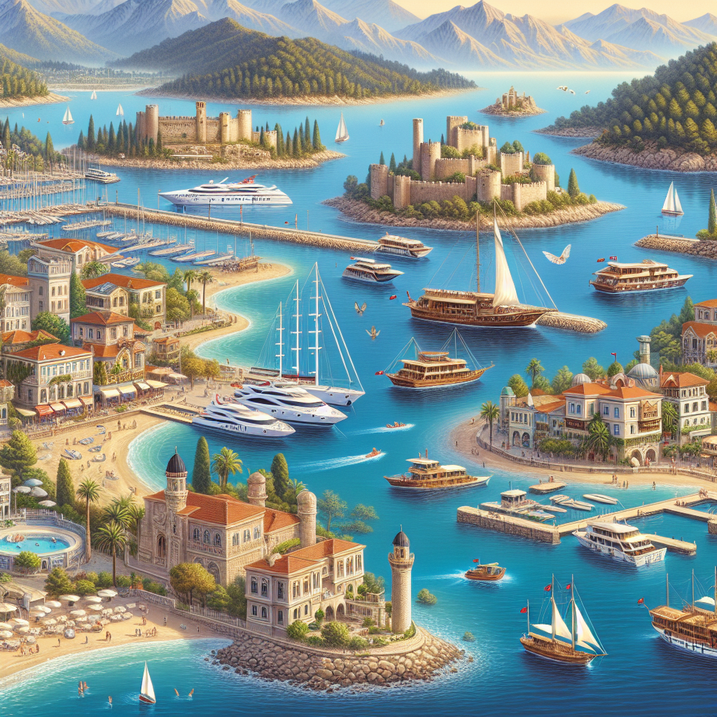 Marmarisin Gezilecek En Güzel 10 Yeri realistic style
