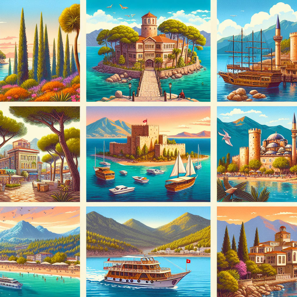 Marmarisin Gezilecek En Güzel 10 Yeri realistic style