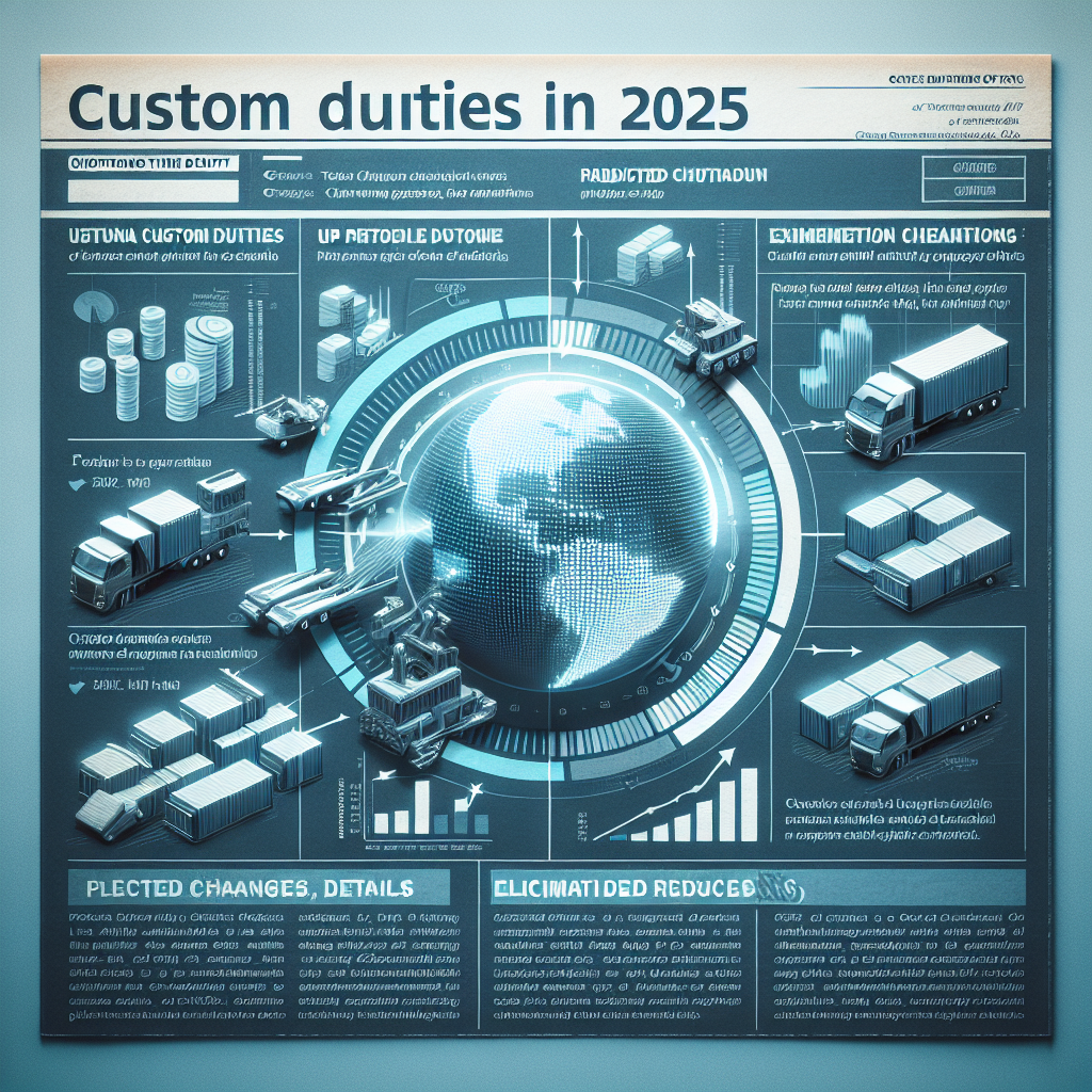 Gümrük Vergisi 2025'de ne olacak ? İşte Detaylar ve Tahmini indirimler! realistic style.