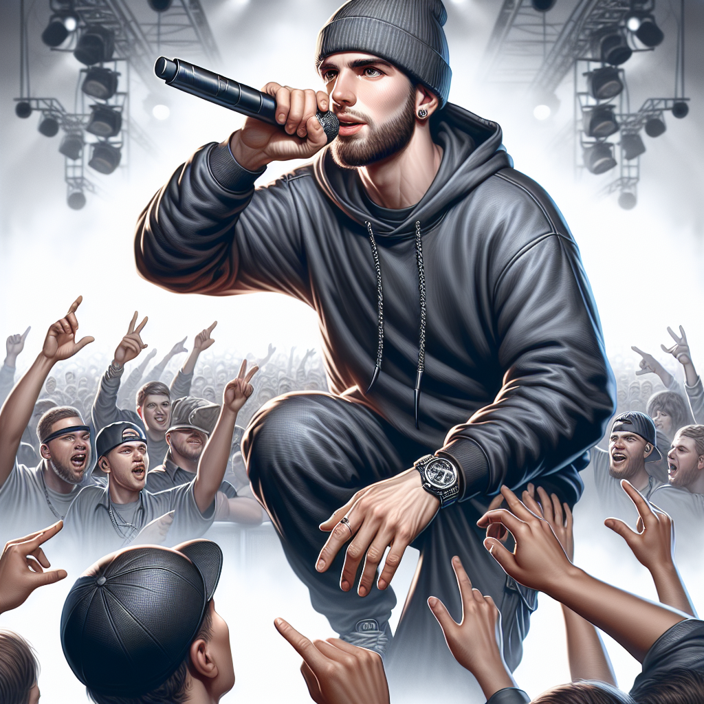 ABD'nin Rapstar Eminem Kariyeri Dudak Uçuklatıyor! realistic style