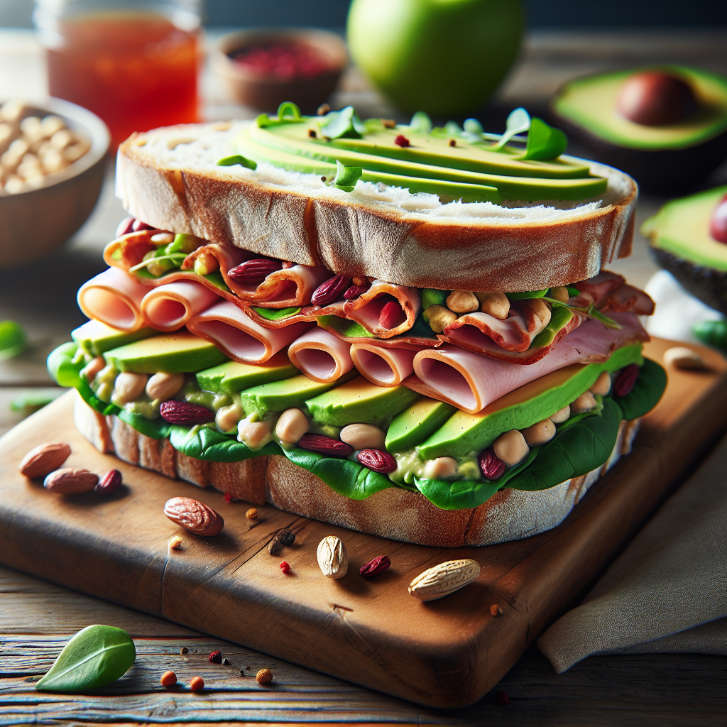 Doğru Sandviç Nasıl Olmalı ? Protein bombası bir tarif! realistic style.