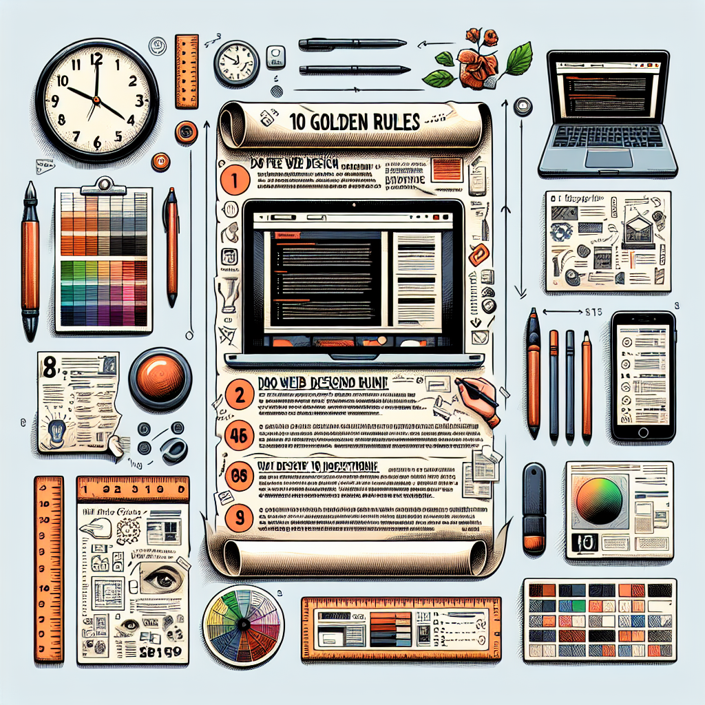 Ücretsiz Web Tasarımı Nasıl Yapılır ? 10 Altın Kural ve Detaylar realistic style