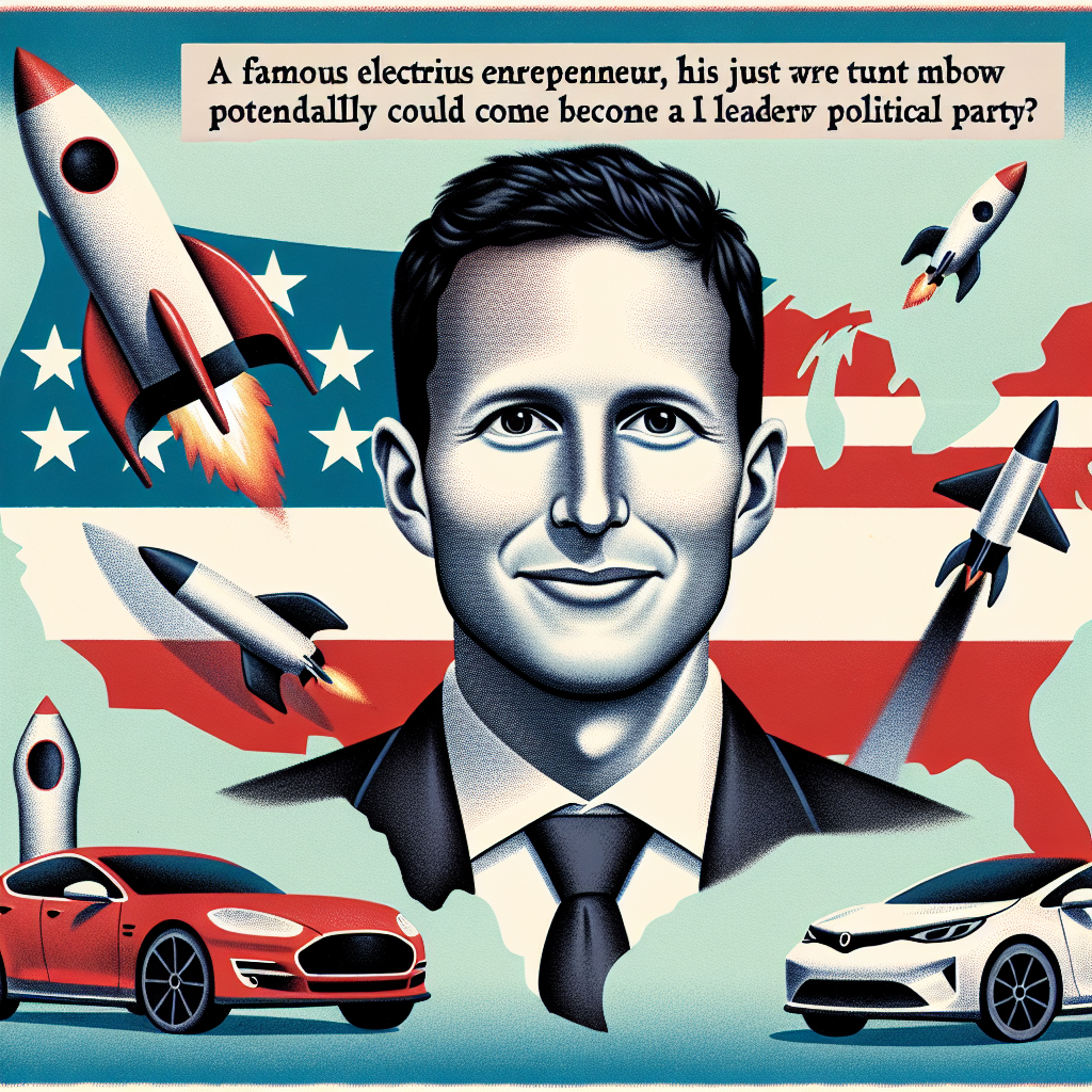 Yeni Parti Kuran Elon Musk ABD ye Başkan Olabilir mi ? realistic style