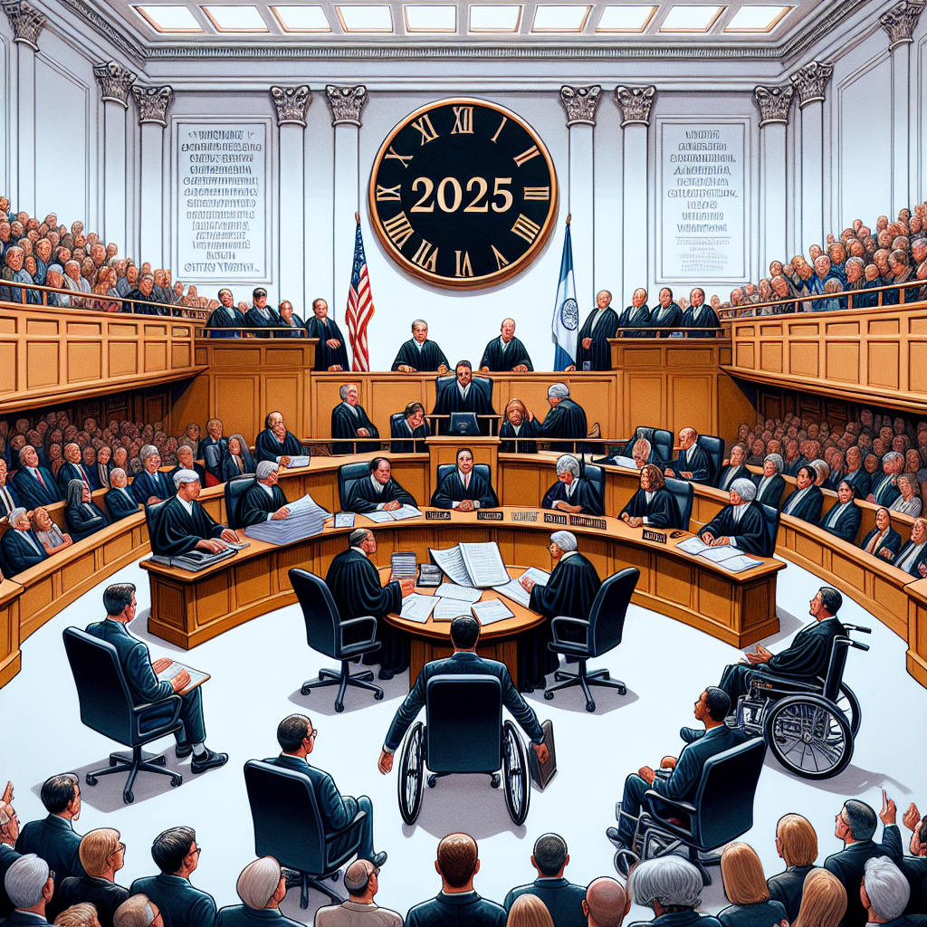 Engelli Araç Yasası Anayasa Mahkemesi Kararı 2025 realistic style