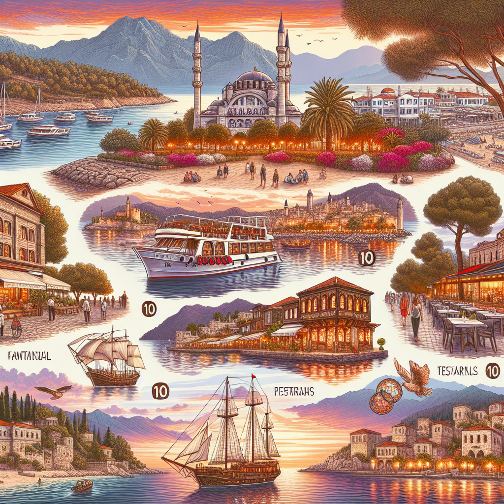 Marmarisin Gezilecek En Güzel 10 Yeri realistic style