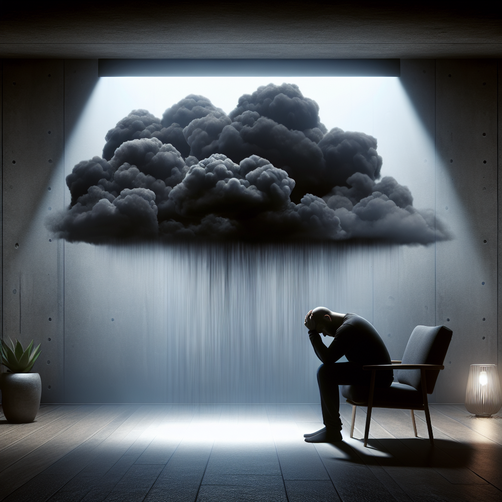 Depresyon aslında nedir ve nasıl geçer? realistic style