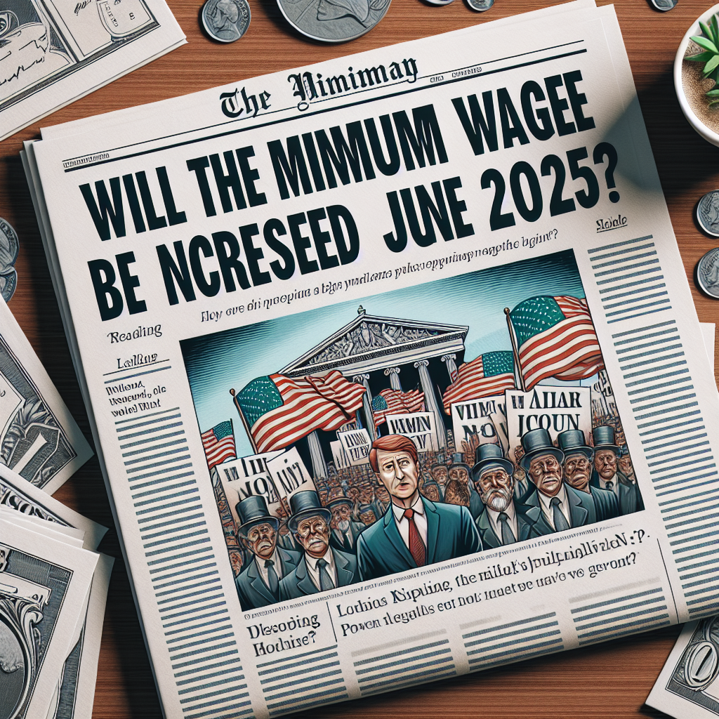 Haziran 2025 Asgari Ücrete Zam Yapılacak mı ? İşte Merak Edilenler realistic style