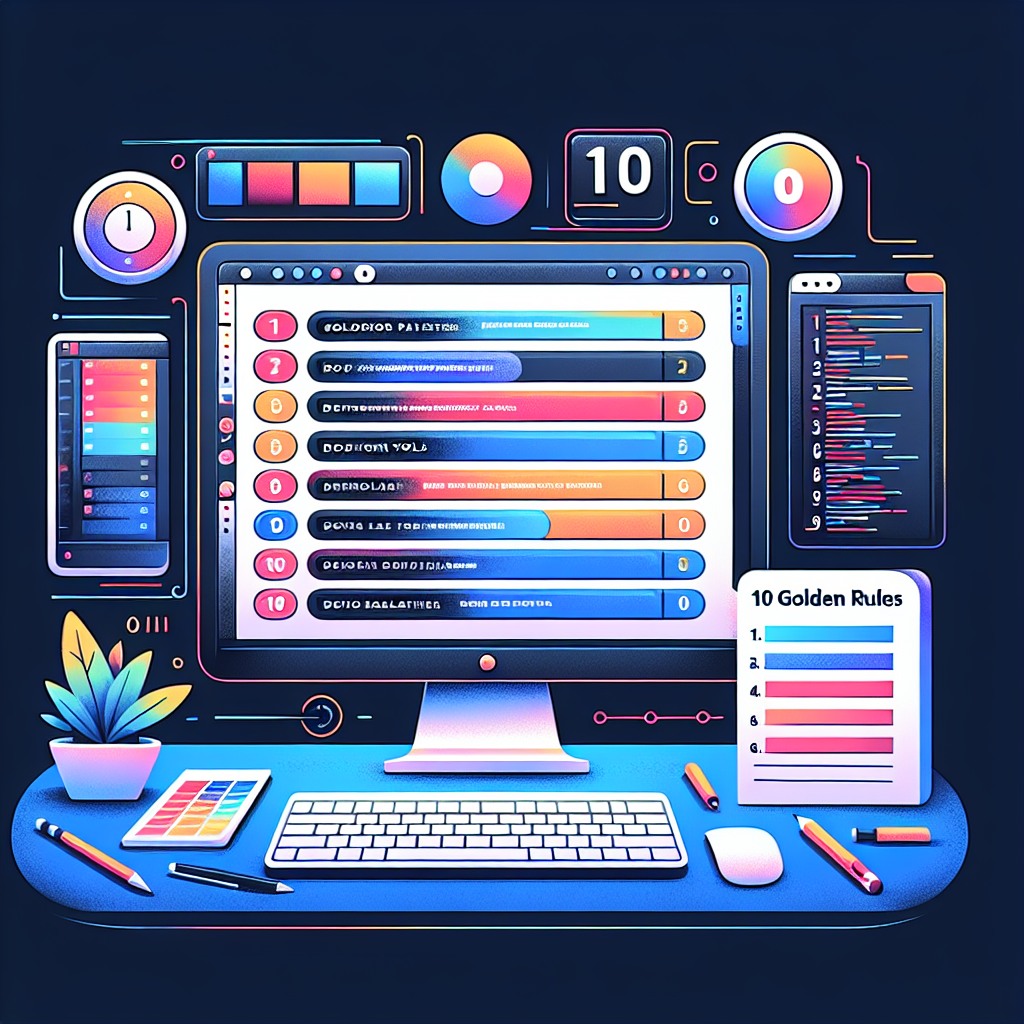 Ücretsiz Web Tasarımı Nasıl Yapılır ? 10 Altın Kural ve Detaylar realistic style