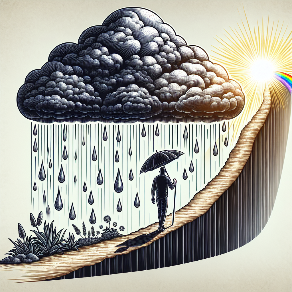 Depresyon aslında nedir ve nasıl geçer? realistic style