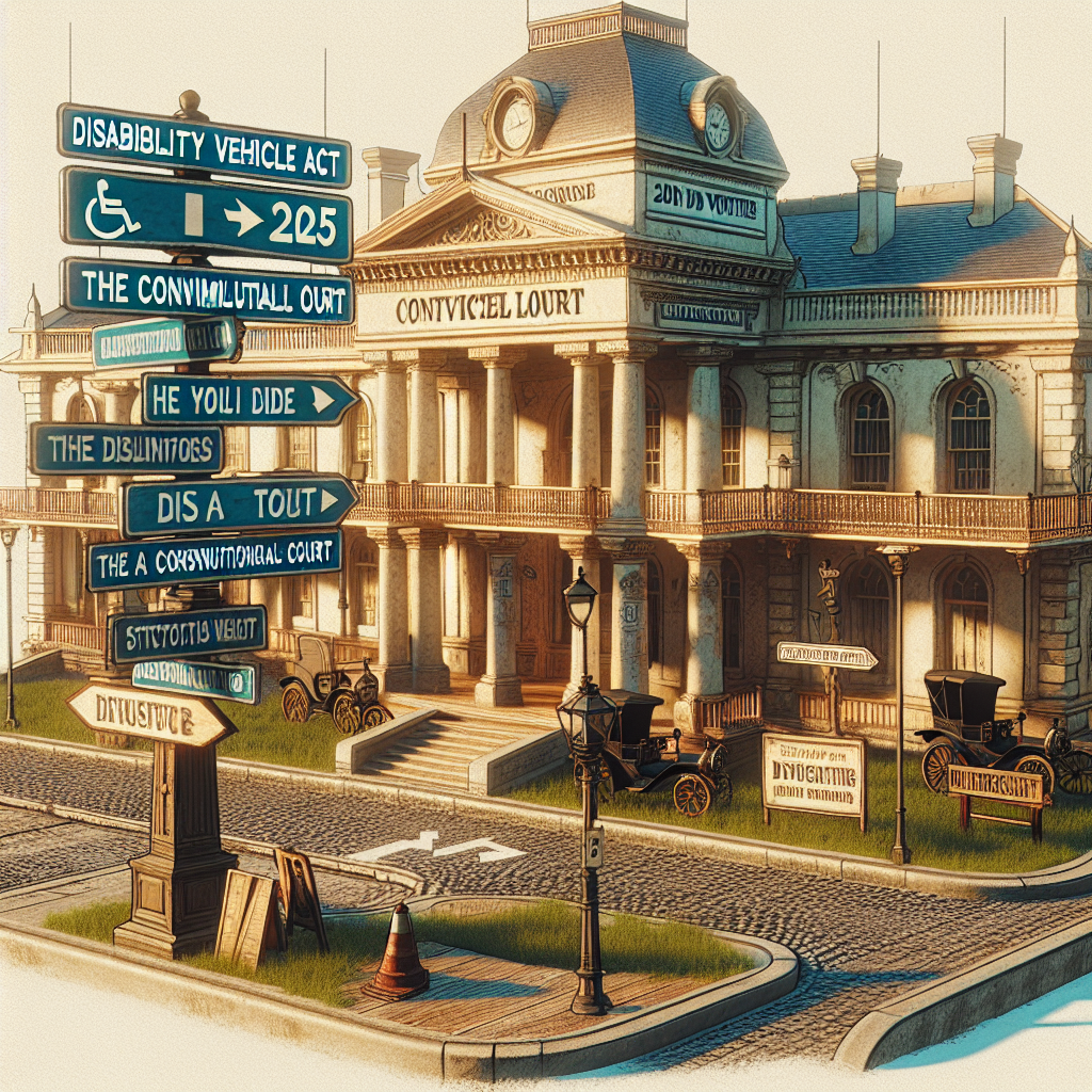 Engelli Araç Yasası Anayasa Mahkemesi Kararı 2025 realistic style