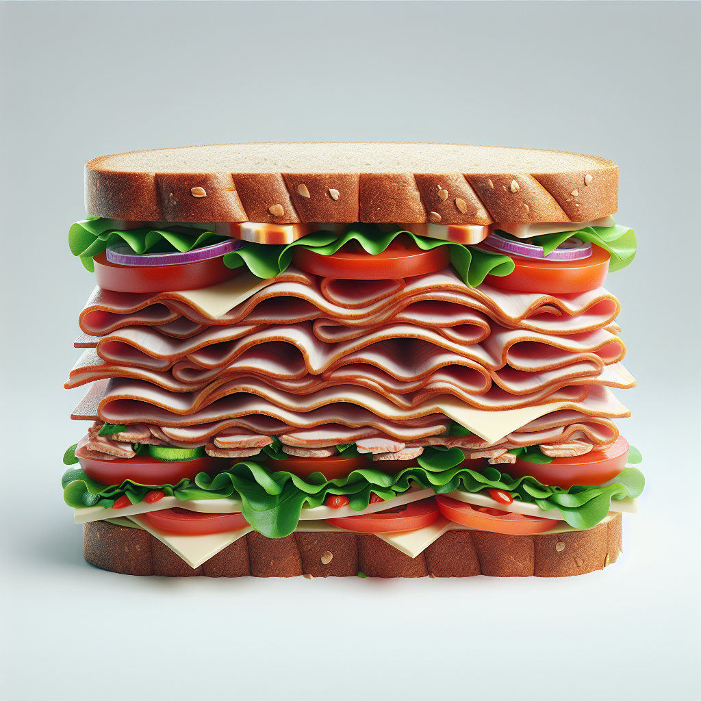 Doğru Sandviç Nasıl Olmalı ? Protein bombası bir tarif! realistic style.