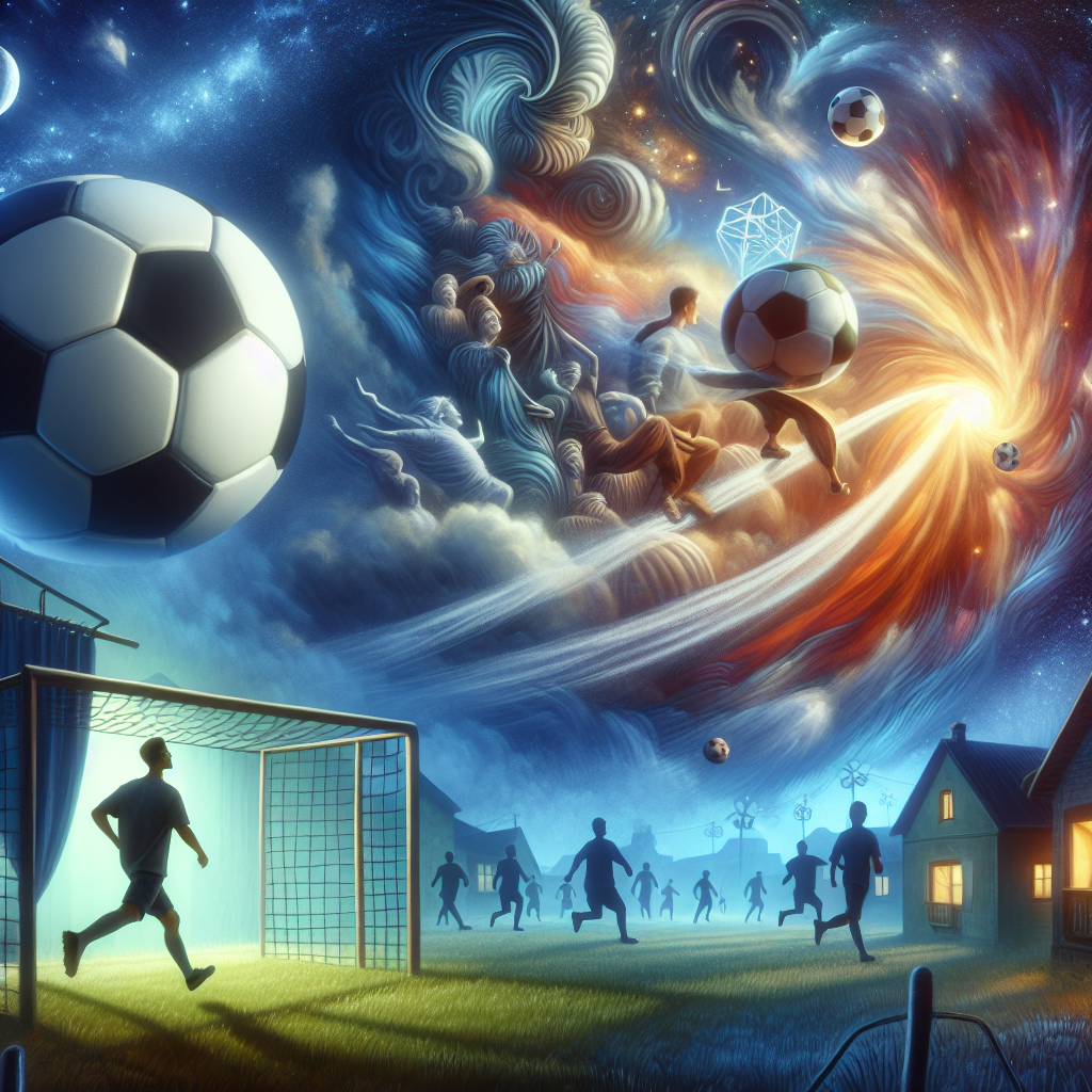Rüyada Futbol Oynamak Ne anlama gelmektedir ? işte Detaylı olarak Rüyanın Açıklaması! realistic style