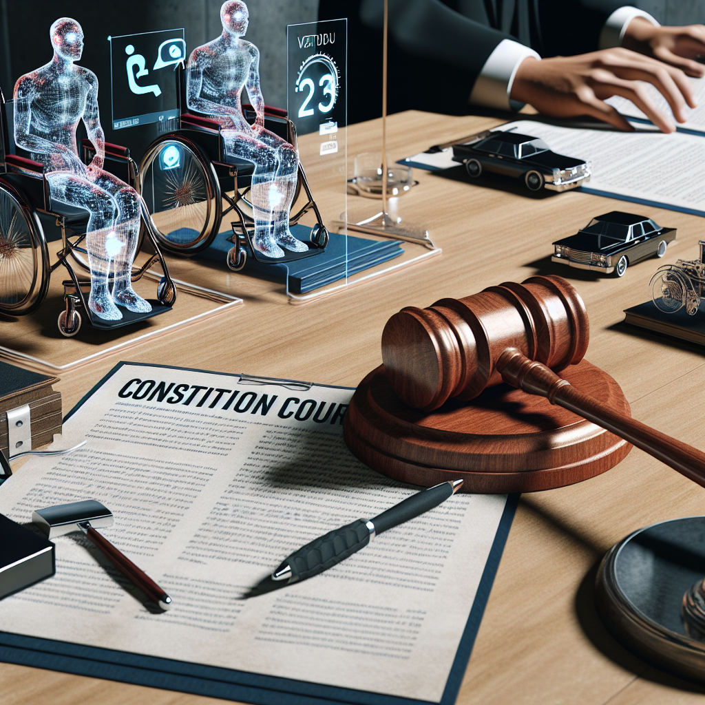 Engelli Araç Yasası Anayasa Mahkemesi Kararı 2025 realistic style