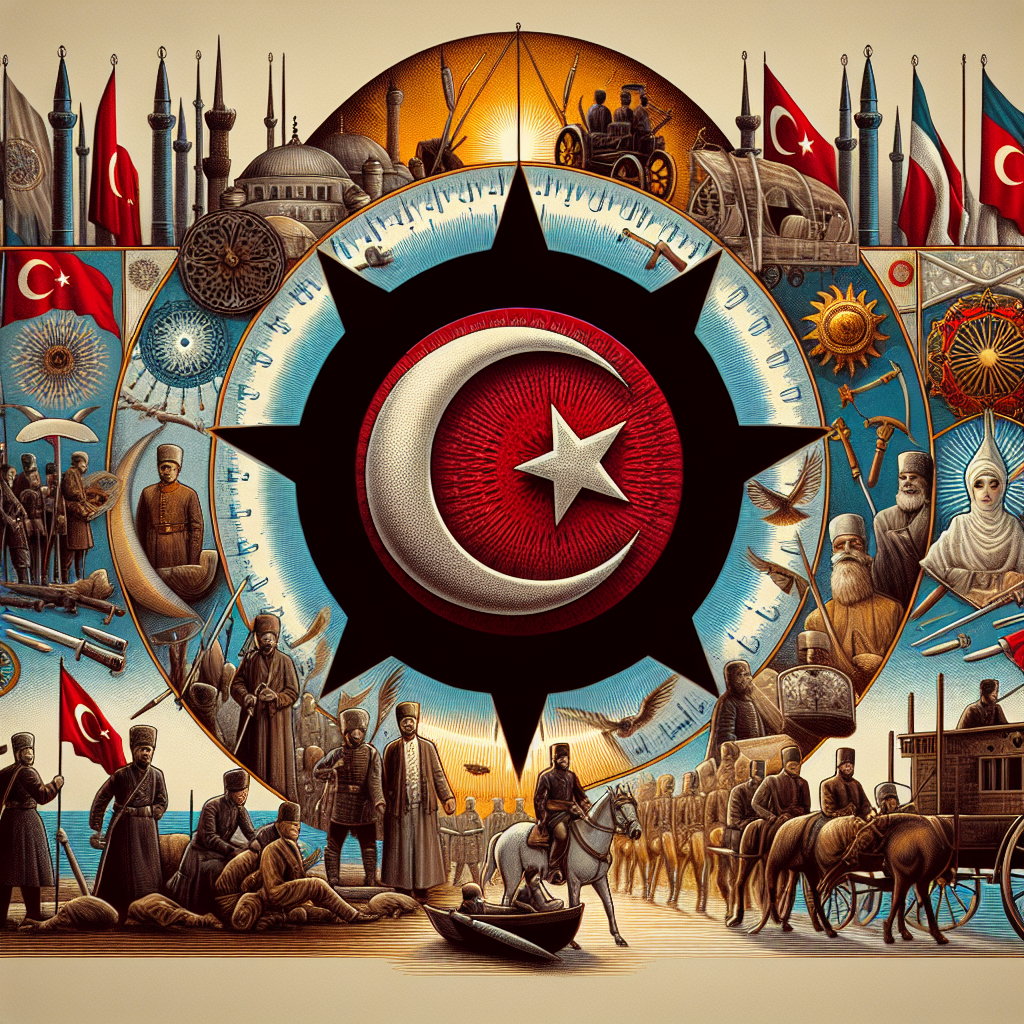 Türk Bayrağındaki Ay ve Yıldız Nereden Geliyor ? İşte Şanlı Türk Bayrağımızın Tarihi realistic style.