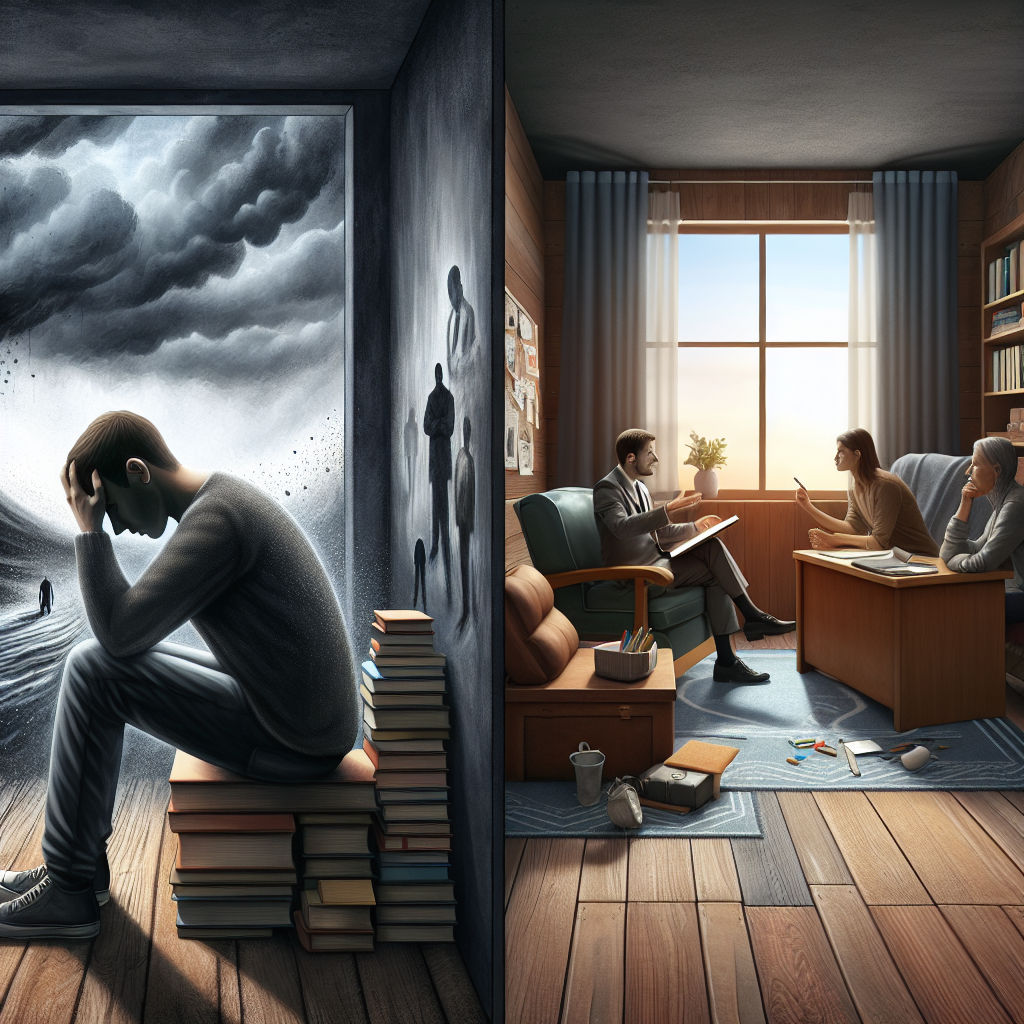 Depresyon aslında nedir ve nasıl geçer? realistic style