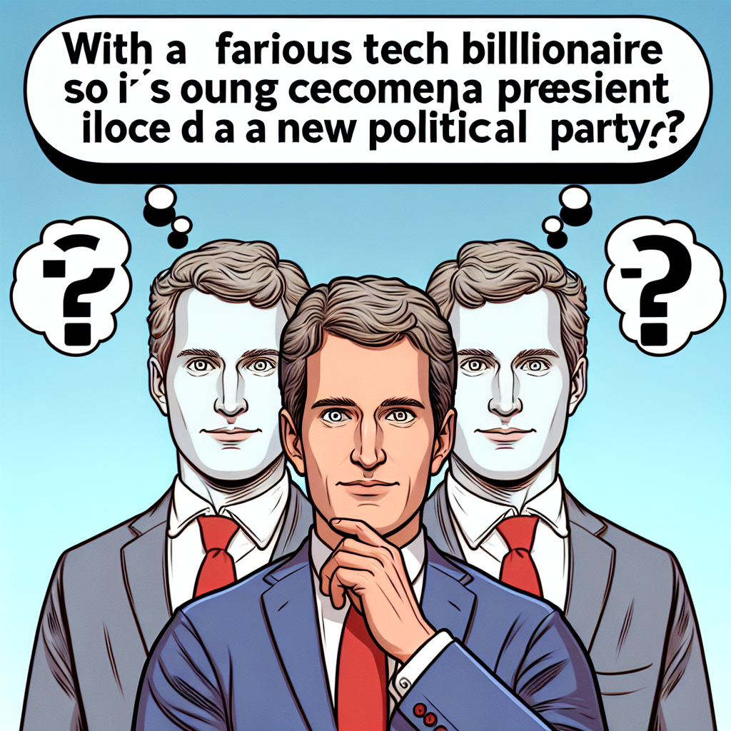 Yeni Parti Kuran Elon Musk ABD ye Başkan Olabilir mi ? realistic style
