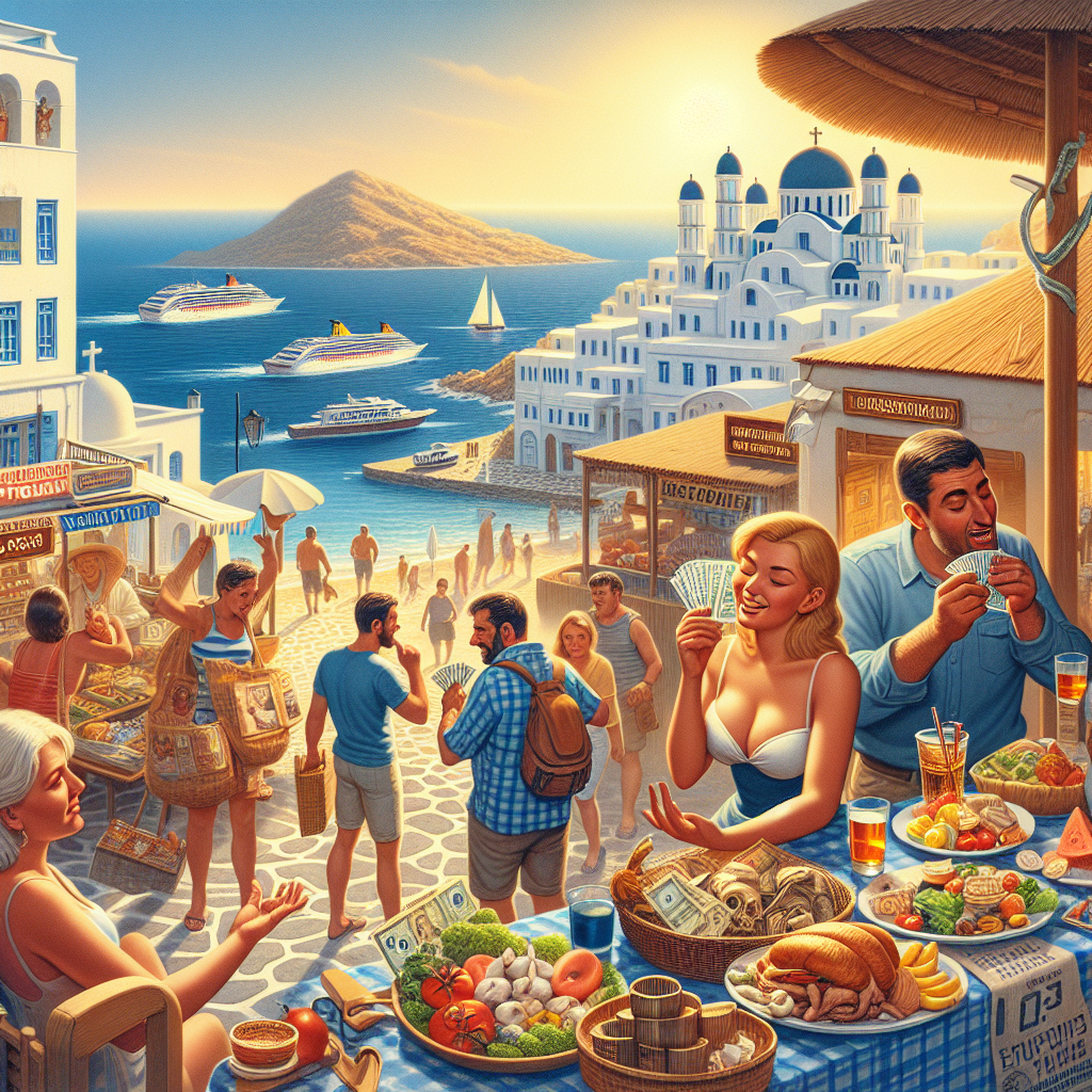 Yunan adaları tatilinin Türkiye'den ucuz olması realistic style