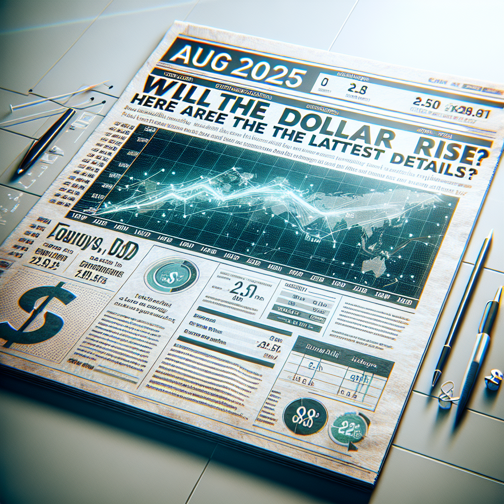 Ağustos 2025 Dolar Kuru yükselecek mi ? İşte son Detaylar realistic style