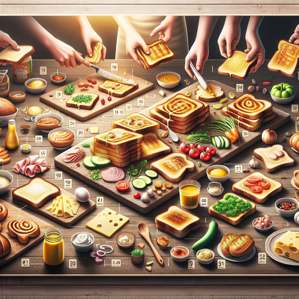 En iyi tost nasıl yapılır ? İşte farklı tarifler ve leziz tatlar realistic style