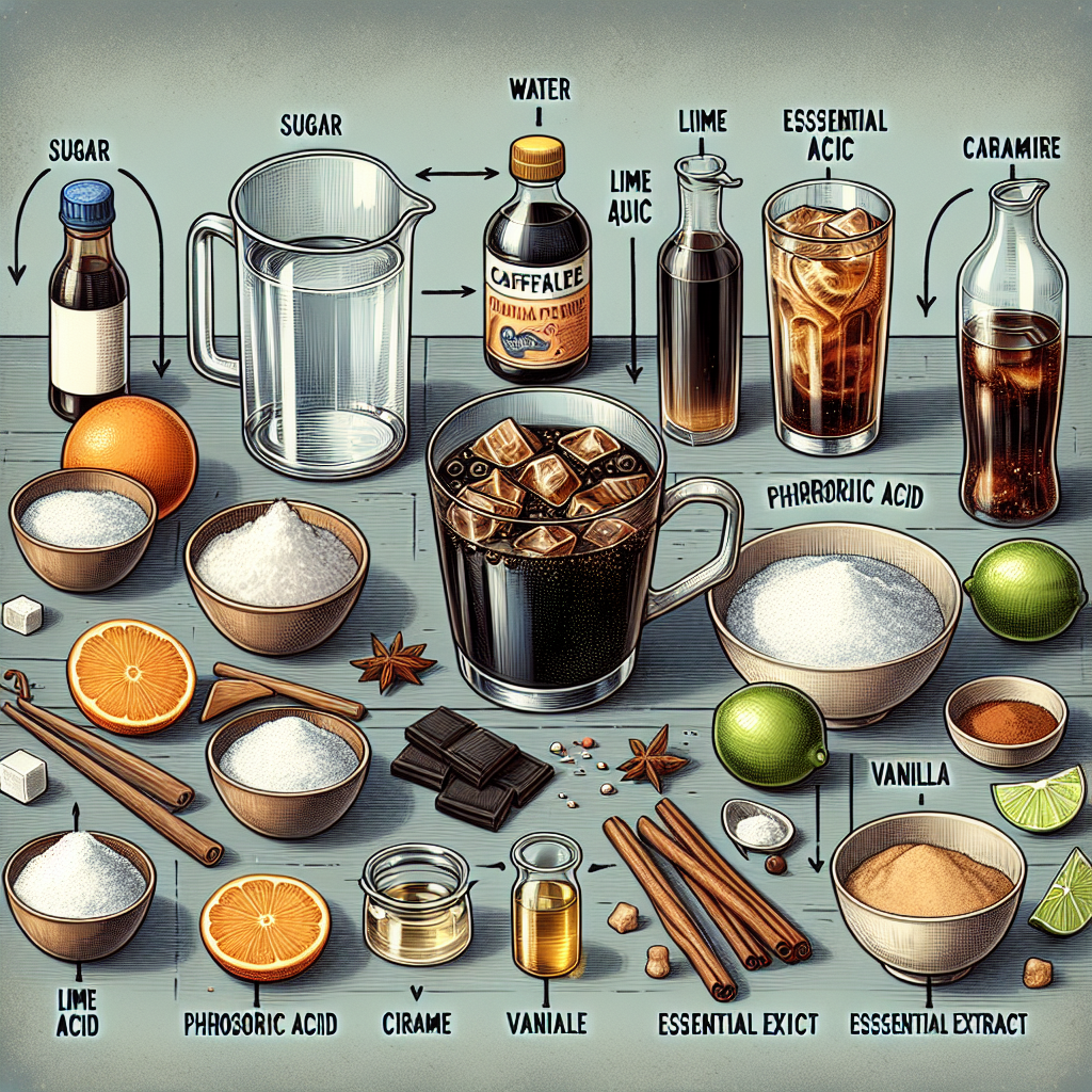 Evde kola nasıl yapılır ? Boykot ürünlerinin sayısı artarken, evde kolanızı kendiniz yapın realistic style