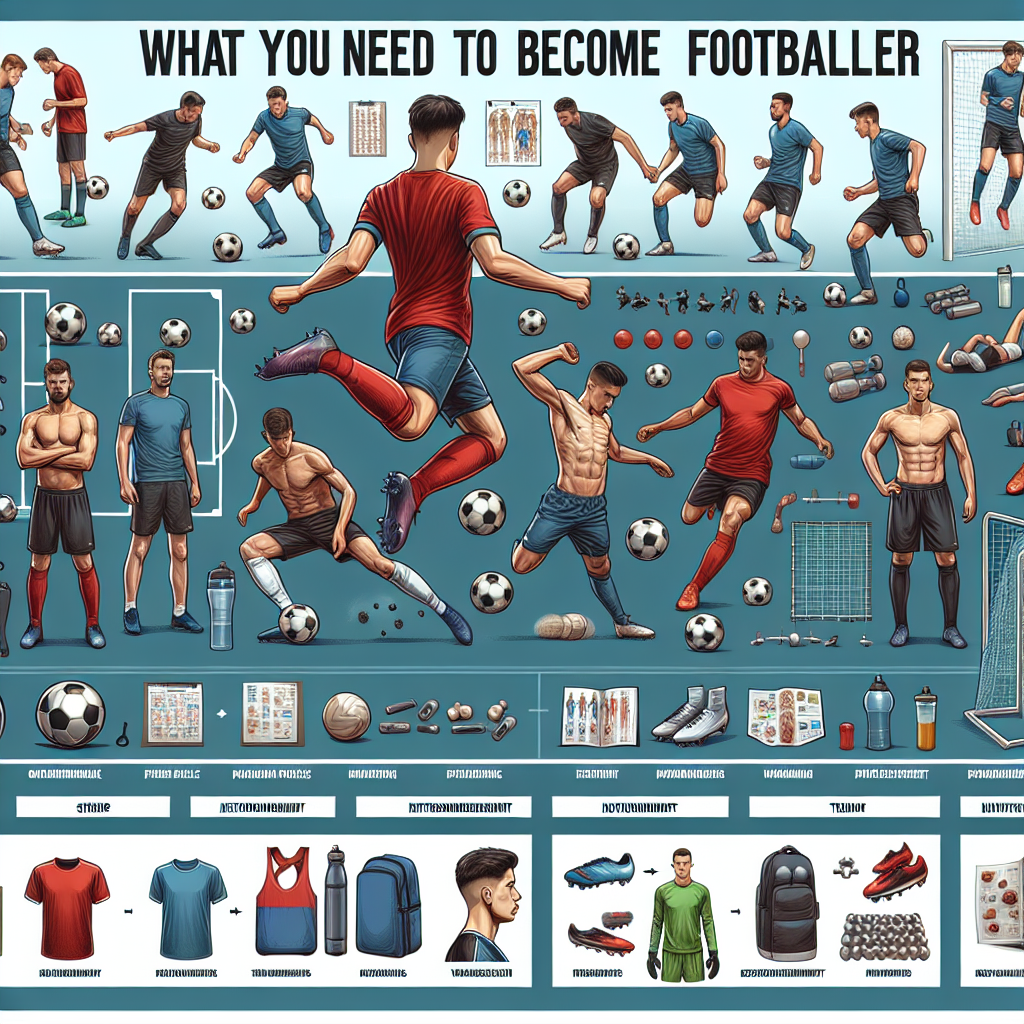 Futbolcu olmak için nelere ihtiyacınız var ? işte kapsamlı bir rehber realistic style