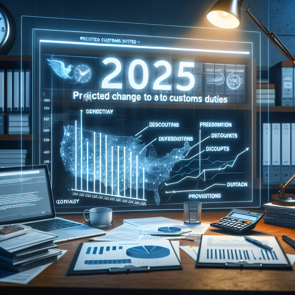 Gümrük Vergisi 2025'de ne olacak ? İşte Detaylar ve Tahmini indirimler! realistic style.