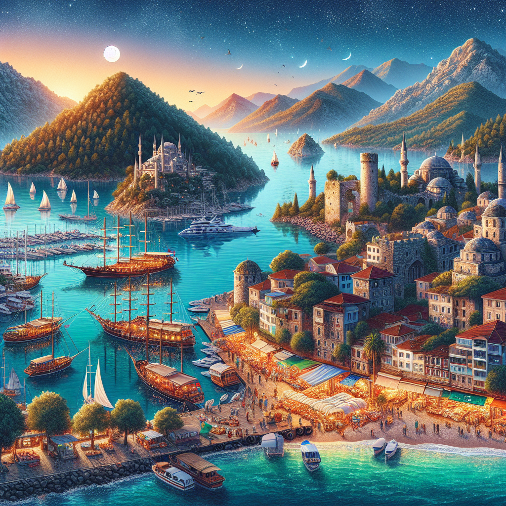 Marmarisin Gezilecek En Güzel 10 Yeri realistic style
