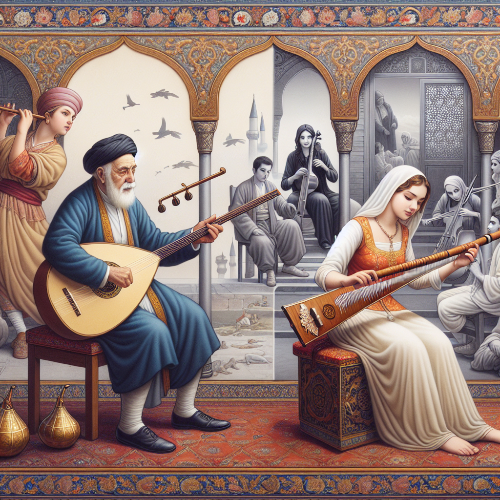 Geçmişten Günümüze Türk Sanat Müziği realistic style