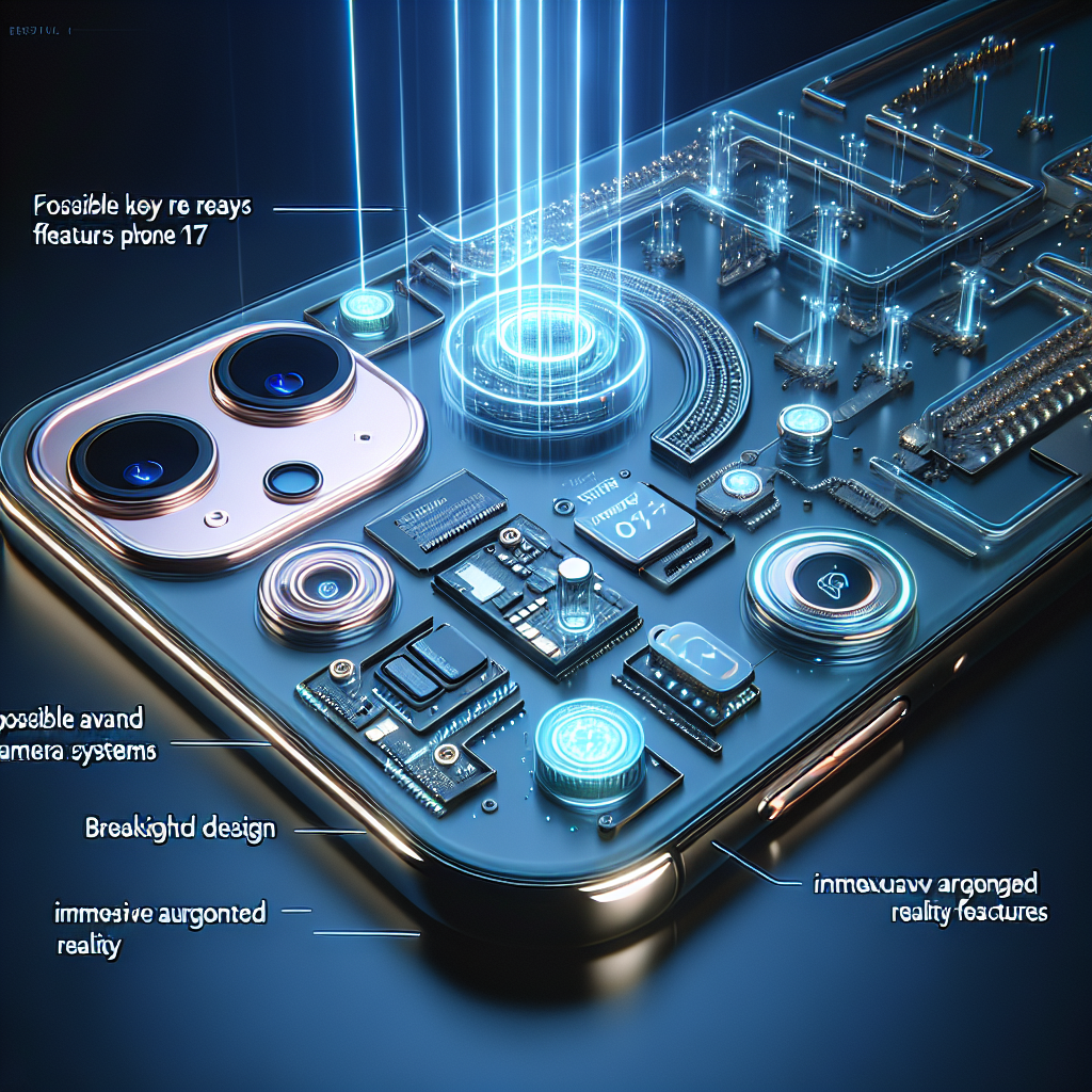 IPhone 17 için Beklenen en önemli özellikler Neler ? İşte Detaylar... realistic style