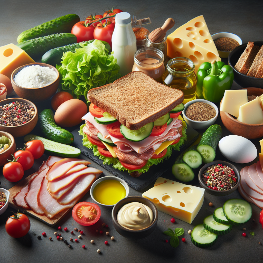 Doğru Sandviç Nasıl Olmalı ? Protein bombası bir tarif! realistic style.