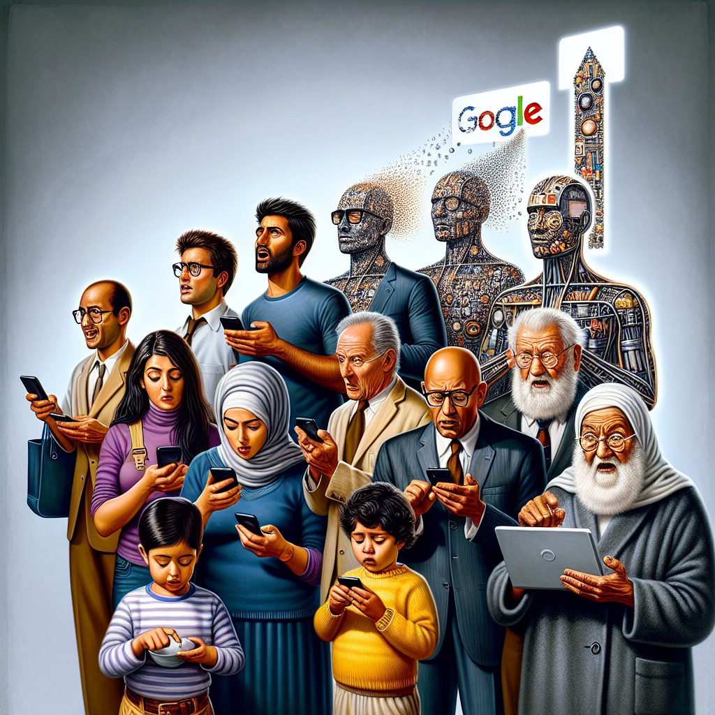 Google Aramaları Yapay Zeka Çıkışından Sonra Geriliyor.. realistic style.