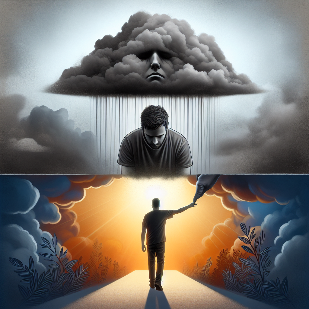 Depresyon aslında nedir ve nasıl geçer? realistic style