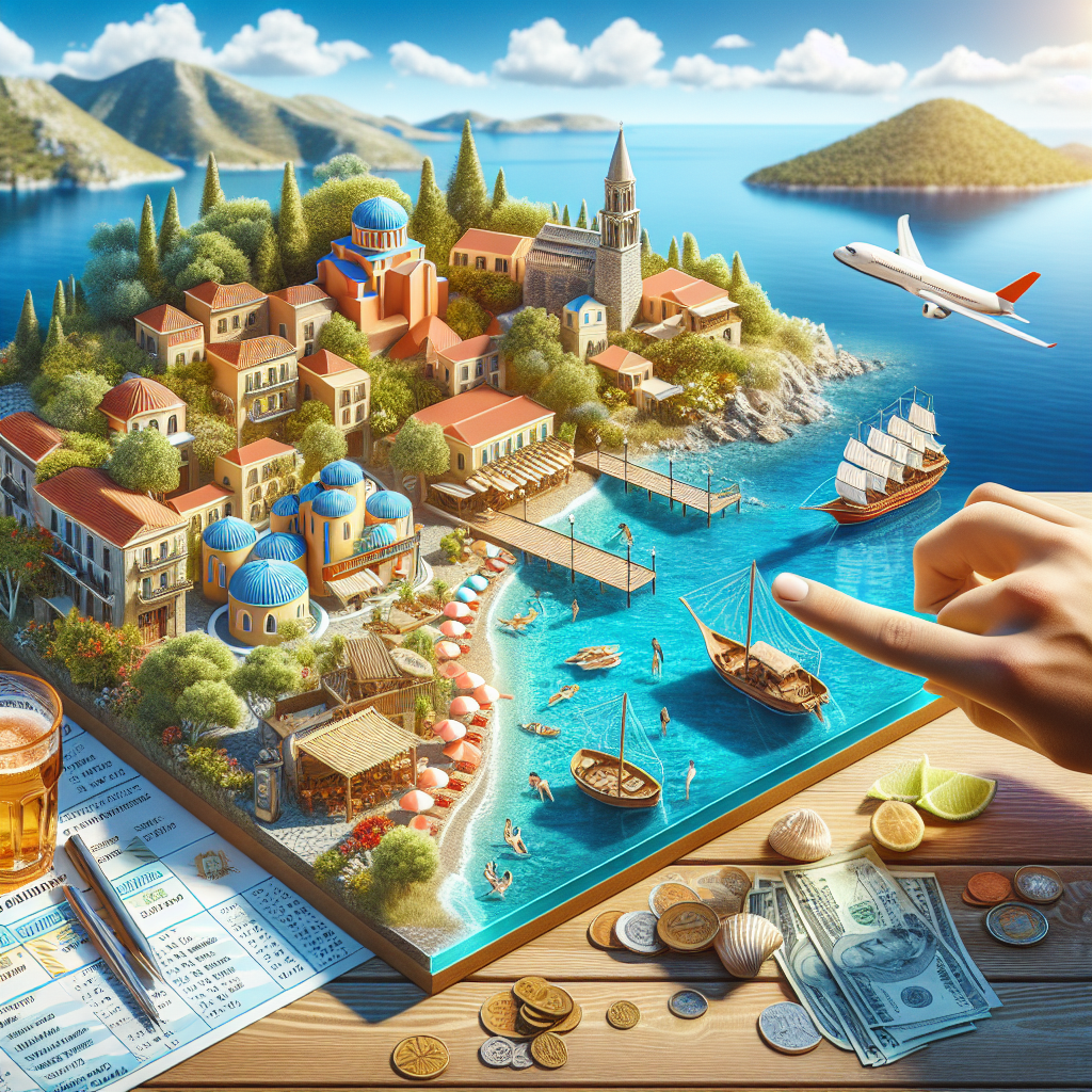 Yunan adaları tatilinin Türkiye'den ucuz olması realistic style
