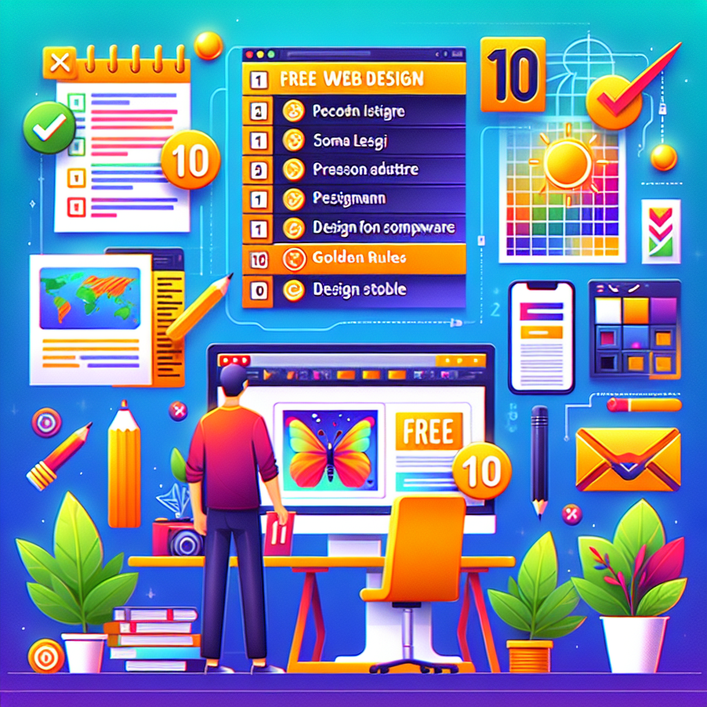 Ücretsiz Web Tasarımı Nasıl Yapılır ? 10 Altın Kural ve Detaylar realistic style