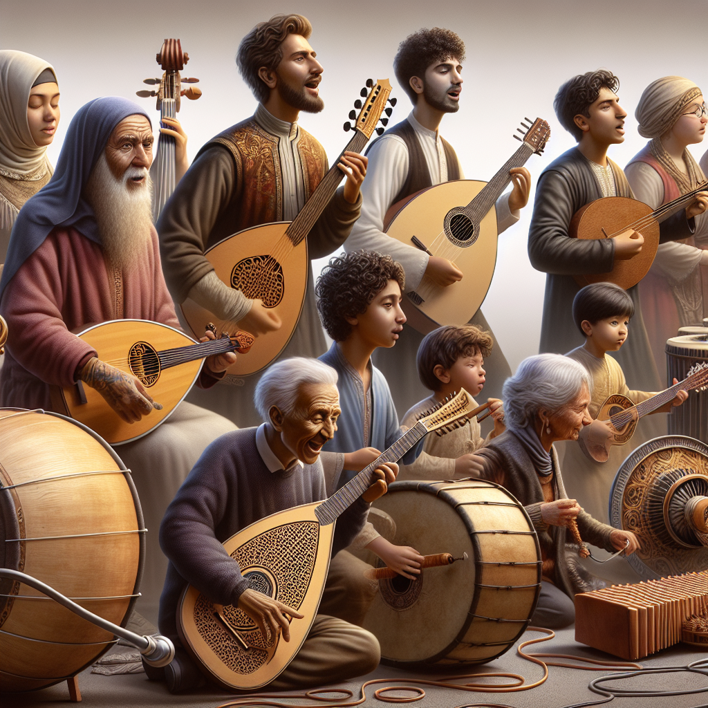 Geçmişten Günümüze Türk Sanat Müziği realistic style