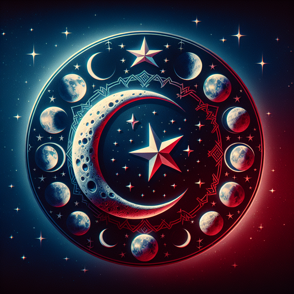 Türk Bayrağındaki Ay ve Yıldız Nereden Geliyor ? İşte Şanlı Türk Bayrağımızın Tarihi realistic style.