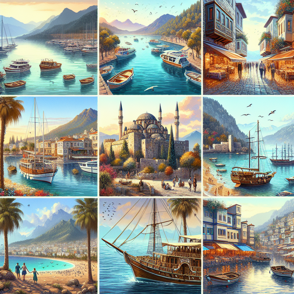 Marmarisin Gezilecek En Güzel 10 Yeri realistic style