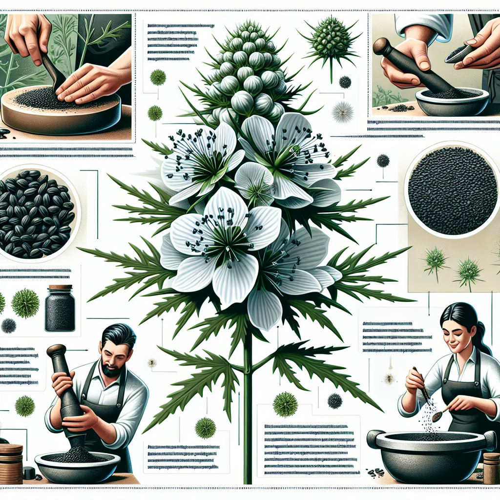 Çörek otunun faydaları ve nasıl kullanılır rehberi? realistic style